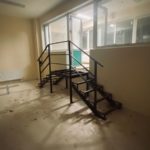 Каркас входной лестницы из металла