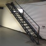 Лестница в гараж, из металла