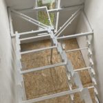 Каркас лестницы открытого типа